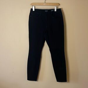 J. Jill Black Denim Premium-Flex High-Rise Jeggings Size 8